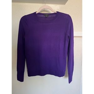 J Crew purple sweater